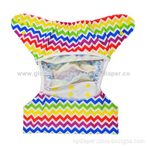 PUL Fashionable Diaper Cover Made of 85% Bamboo and 15% Polyester